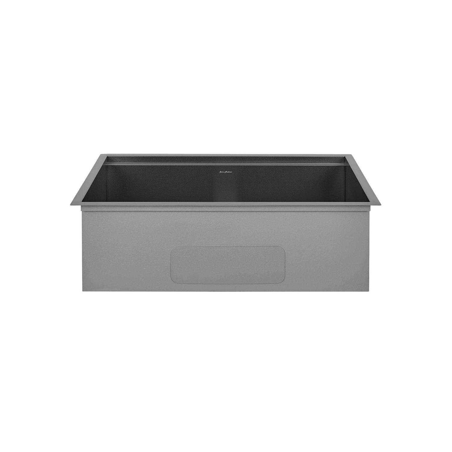 Swiss Madison Tourner 32 x 19 Stainless Steel Single Basin - Cheap Fitting