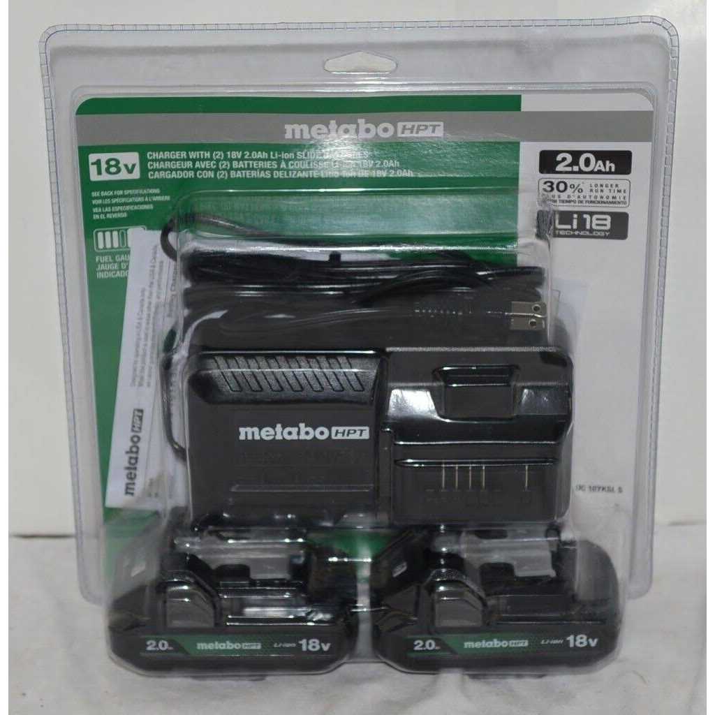 Metabo HPT 18V Lithium Ion 2Ah Batteries Charger Kit UC18YKSLSM from Metabo HPT - Cheap Fitting