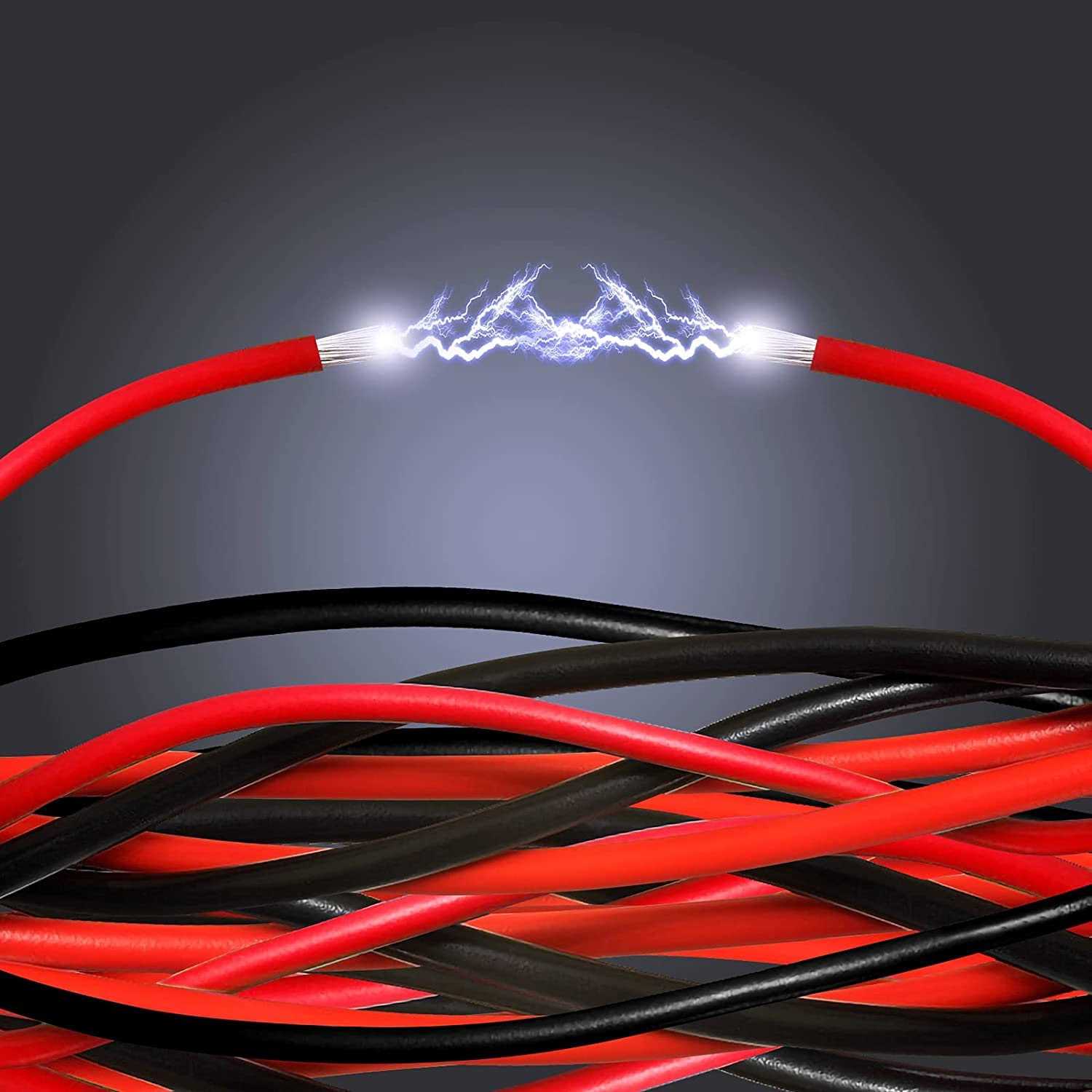 10 Gauge Wire iGreely 30 FT Red & 30 FT Black 10 Gauge Tinned Copper Electrical Wire Cable for Solar Panel Car Audio Automotive Trailer Marine - Cheap Fitting