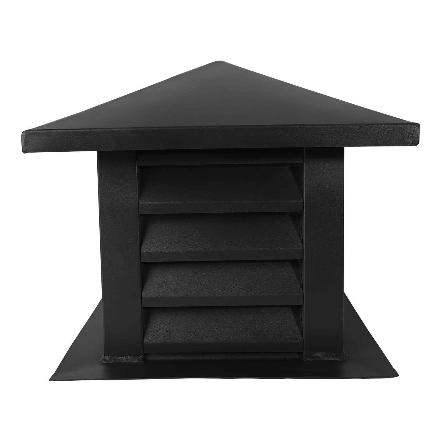 lesolar 13.78×13.78 Fireplace Chimney Caps Roof Rain Cap - Cheap Fitting