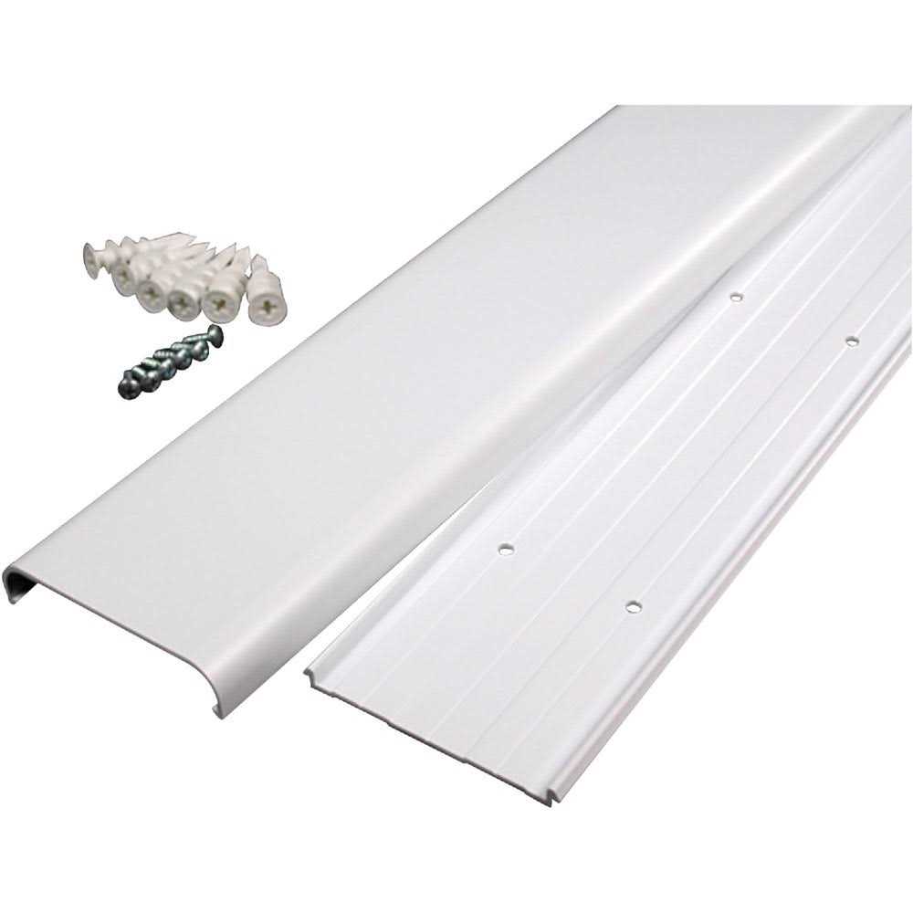 Wiremold 5 ft. Ivory Wire Channel - Cheap Fitting