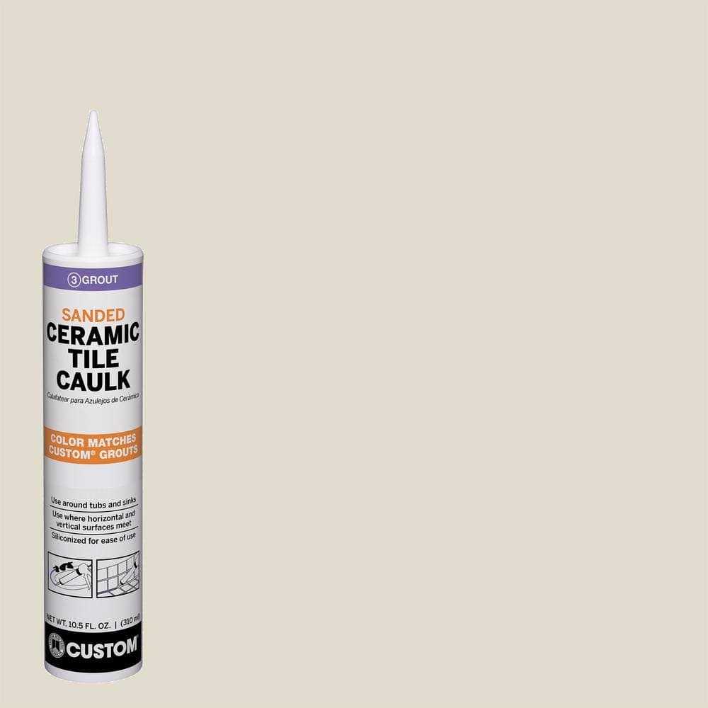 Polyblend Sanded Tile Caulk Snow White 10.5 oz - Cheap Fitting
