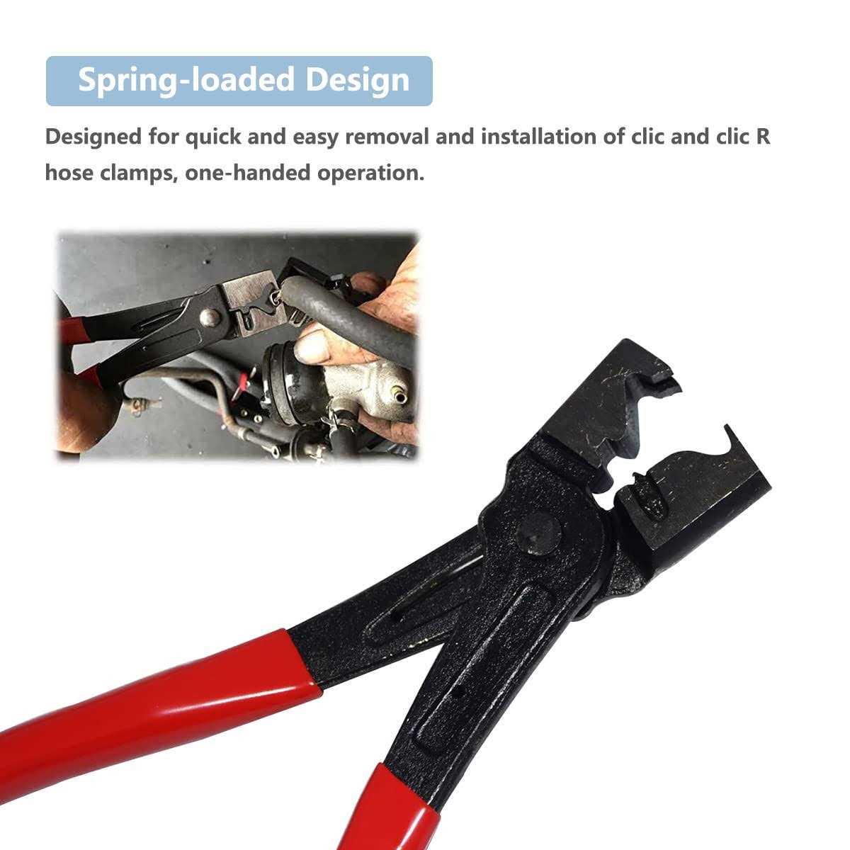 cnwooaive hose clamp pliers automotive clic and clic r type collar plier cv boot clamp pliers - Cheap Fitting