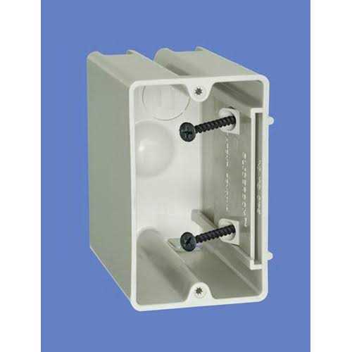 Allied Moulded SB-1 Sliderbox Single Gang Outlet Box - Cheap Fitting