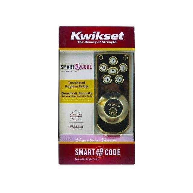 Kwikset Electronic Deadbolt - Cheap Fitting