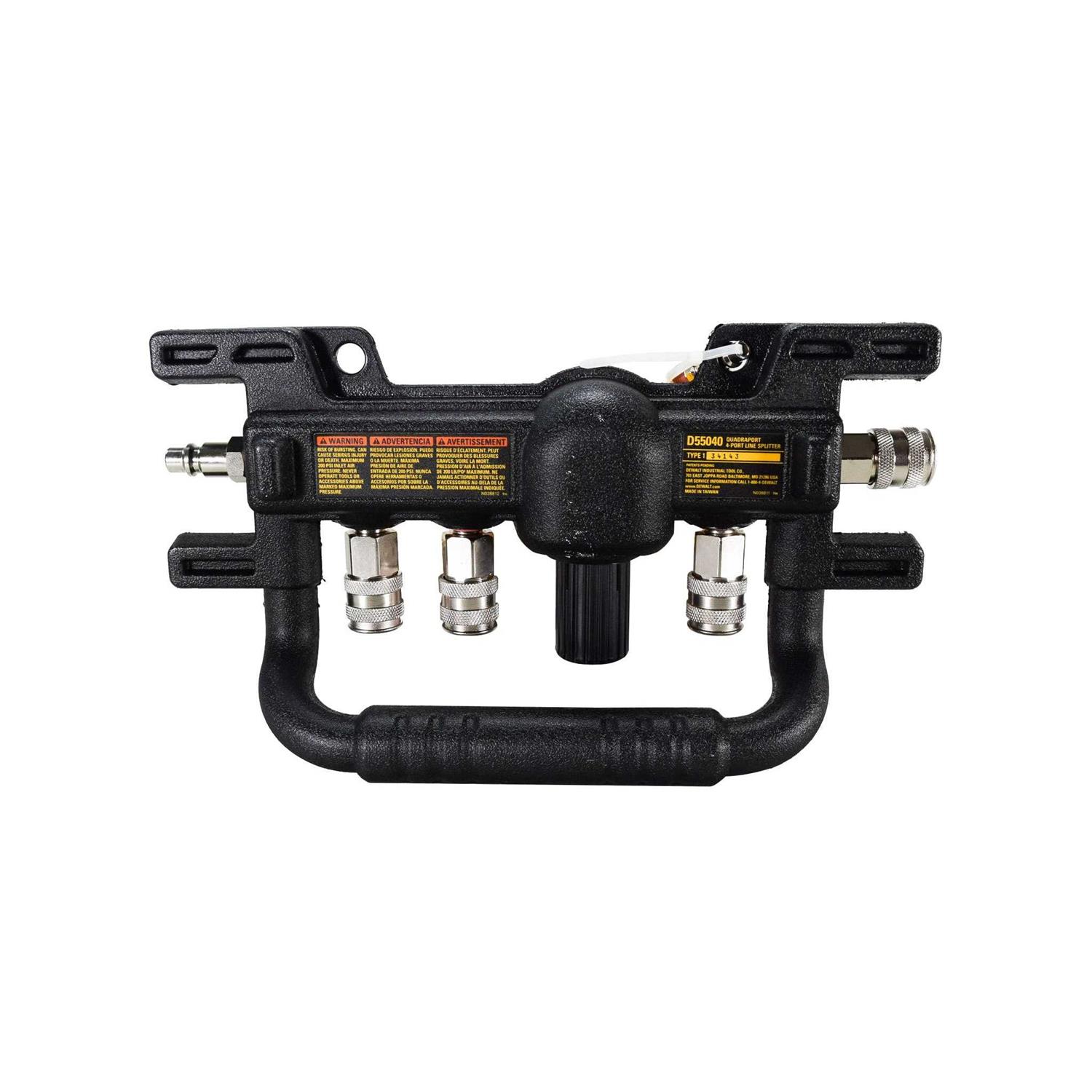 Dewalt D55040 Quadraport Air Line Splitter with Regulator - Cheap Fitting