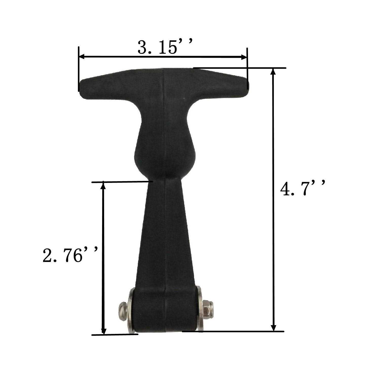 Creatyi 4 Packs Rubber Flexible Hasp T-Handle Draw Latches - Cheap Fitting