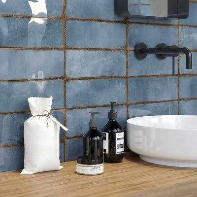 Ivy Hill Tile Santa Fe 3.93 in. x 11.96 in. Polished Ceramic Wall Tile - Cheap Fitting