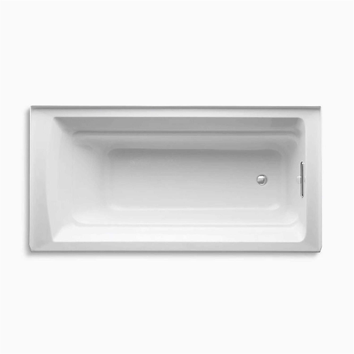 Kohler K-1125-RA-0 Archer 72 x 36 Alcove Bath - Cheap Fitting