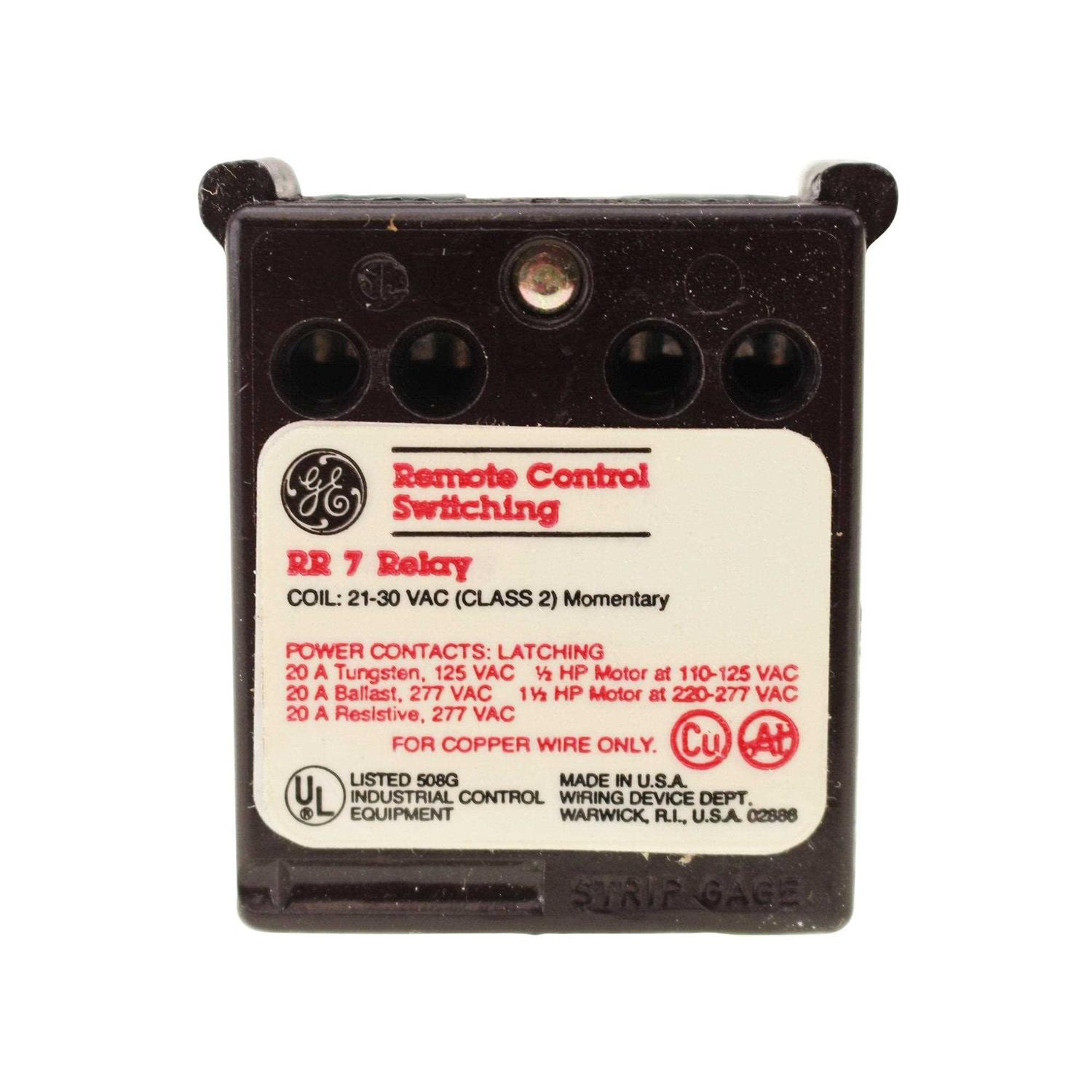 General Electric Ge Rr7 Remote Control 21-30v-ac Relay - Cheap Fitting