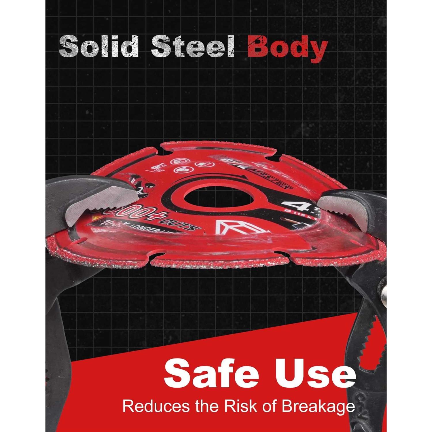 Ezarc Diamond Cutting Wheel for Metal, Cut Off Wheel with 5000+ Cuts on Rebar, Steel, Iron and Inox - Cheap Fitting