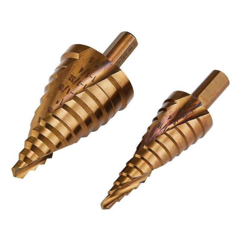 Hercules Cobalt Steel Step Drill Bit Set - Cheap Fitting