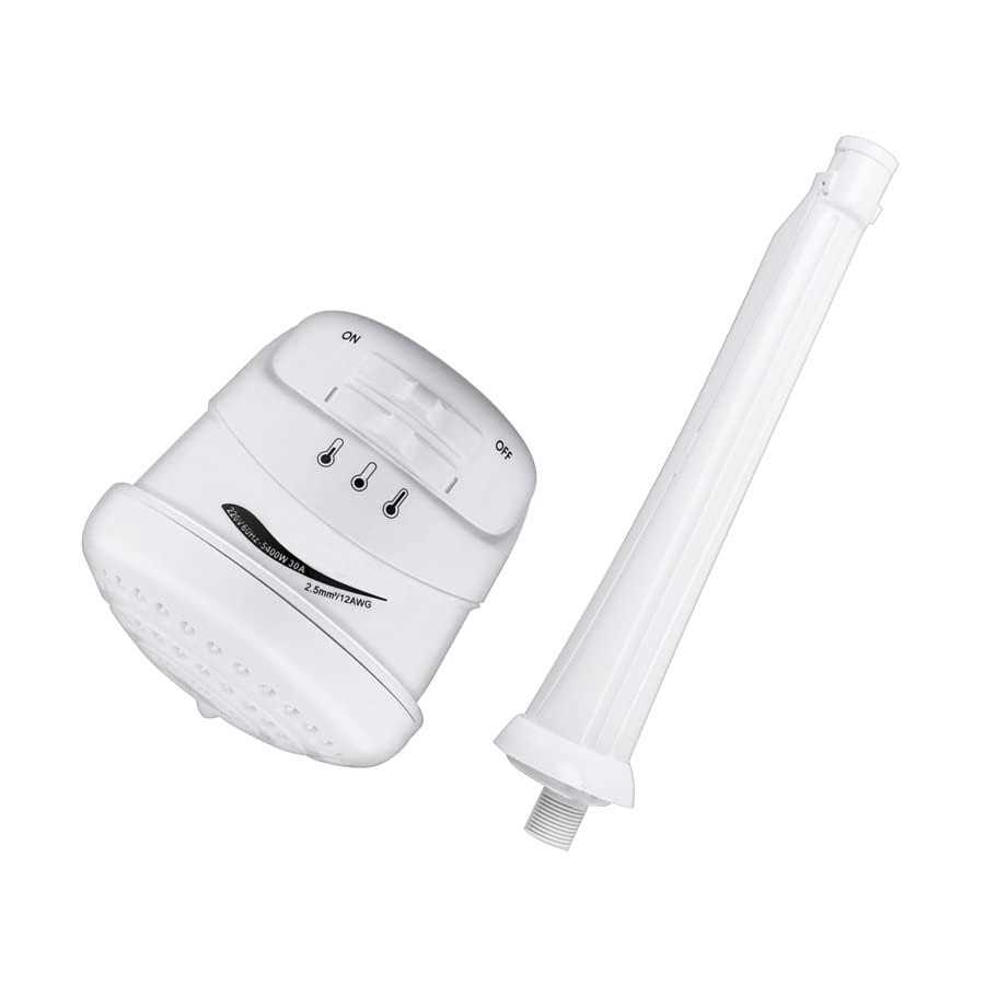 SKCN Electric 5400W 110V Electric Instant Hot Water Shower Head Heater Automatic Instant Three Temperature for Bathroom Shower Heating - Cheap Fitting