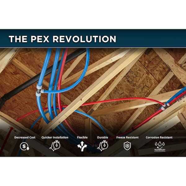 The Plumber’s Choice PEX Tubing Support Butterfly Clamp Plastic Insulator - Cheap Fitting