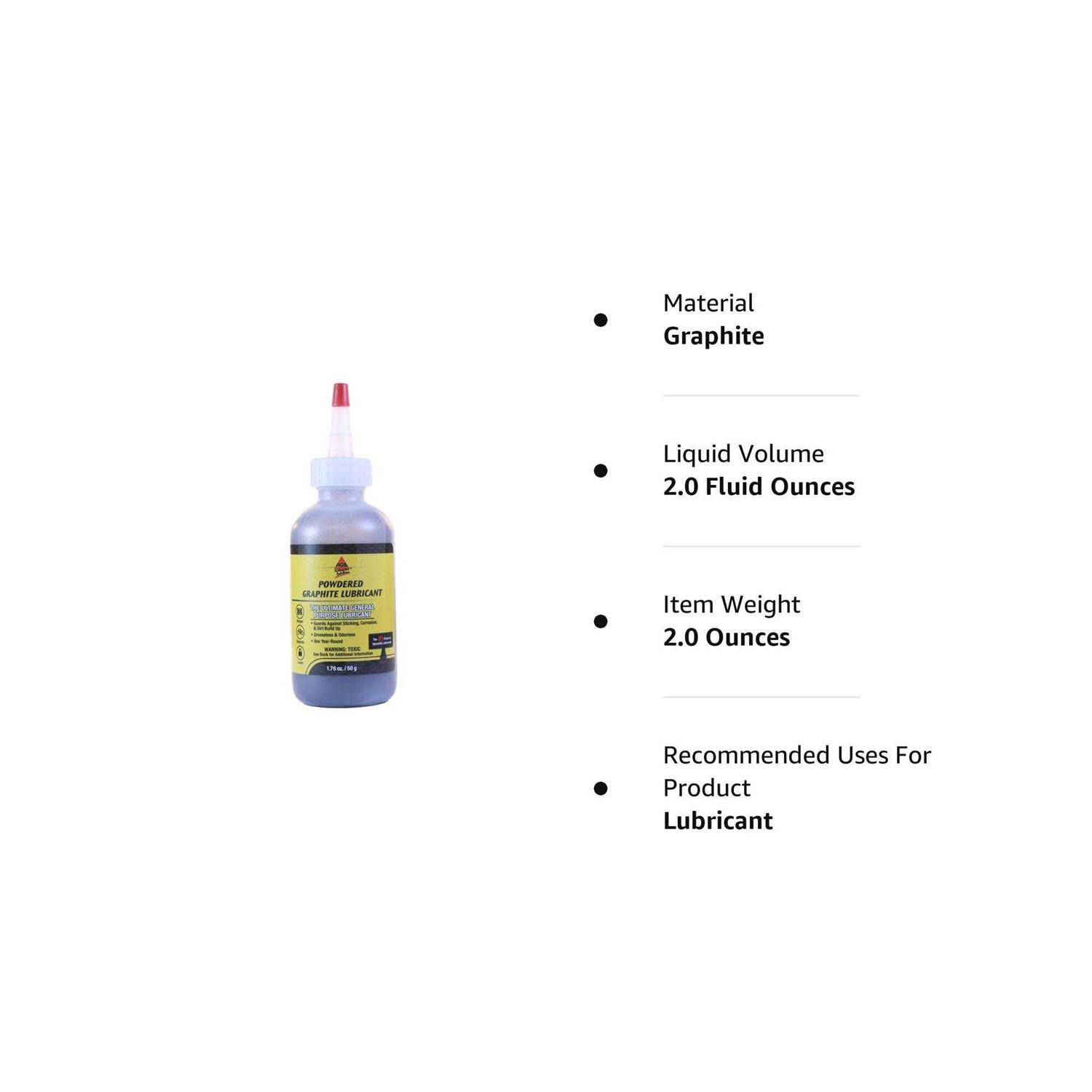 Ags Extra Fine Graphite Dry Lubricant 2 oz - Cheap Fitting