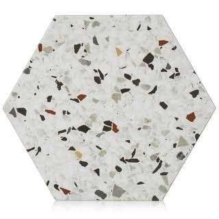 Merola Tile Tribeca 2 in. Hex Glossy 11-1/8 in. x 12-5/8 in. Porcelain Mosaic Tile - Cheap Fitting