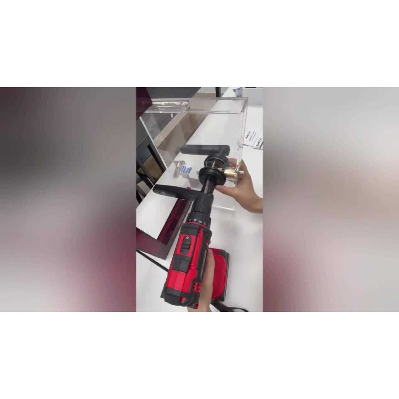 GeekSmart Aluminum Black Smart Keyless Entry Door lock with Featuring Fingerprint - Cheap Fitting