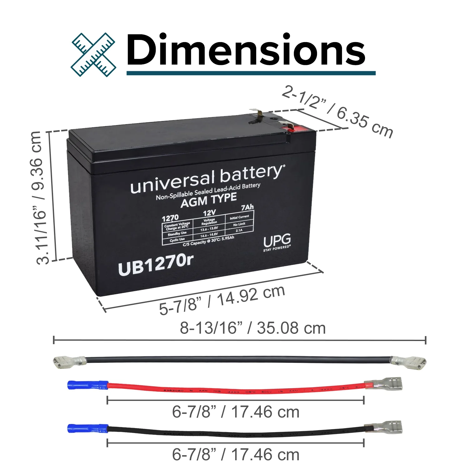 AlveyTech 24 Volt 7 Ah Battery Pack Compatible With the Realtree 24 Volt UTV Powered Ride-On (Two 12 Volt Batteries) - Cheap Fitting