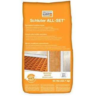 Schluter All-Set Modified Thin-Set Mortar - Cheap Fitting