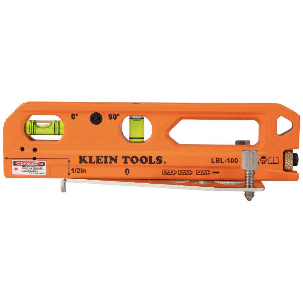 Klein Tools LBL100 Laser Level with Bubble Vials - Cheap Fitting