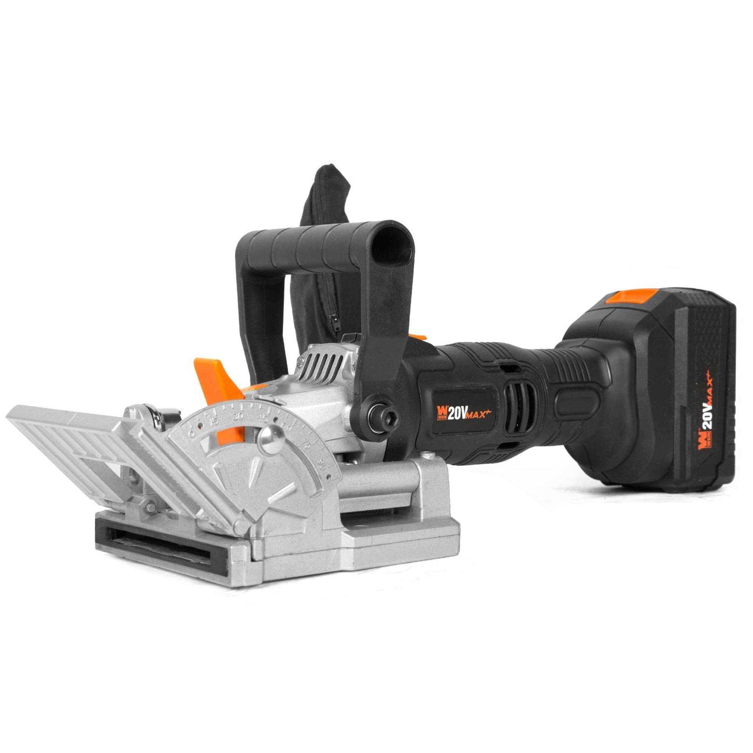 WEN Cordless Plate and Biscuit Joiner Kit with 20V Max 4.0Ah Battery and Charger - Cheap Fitting