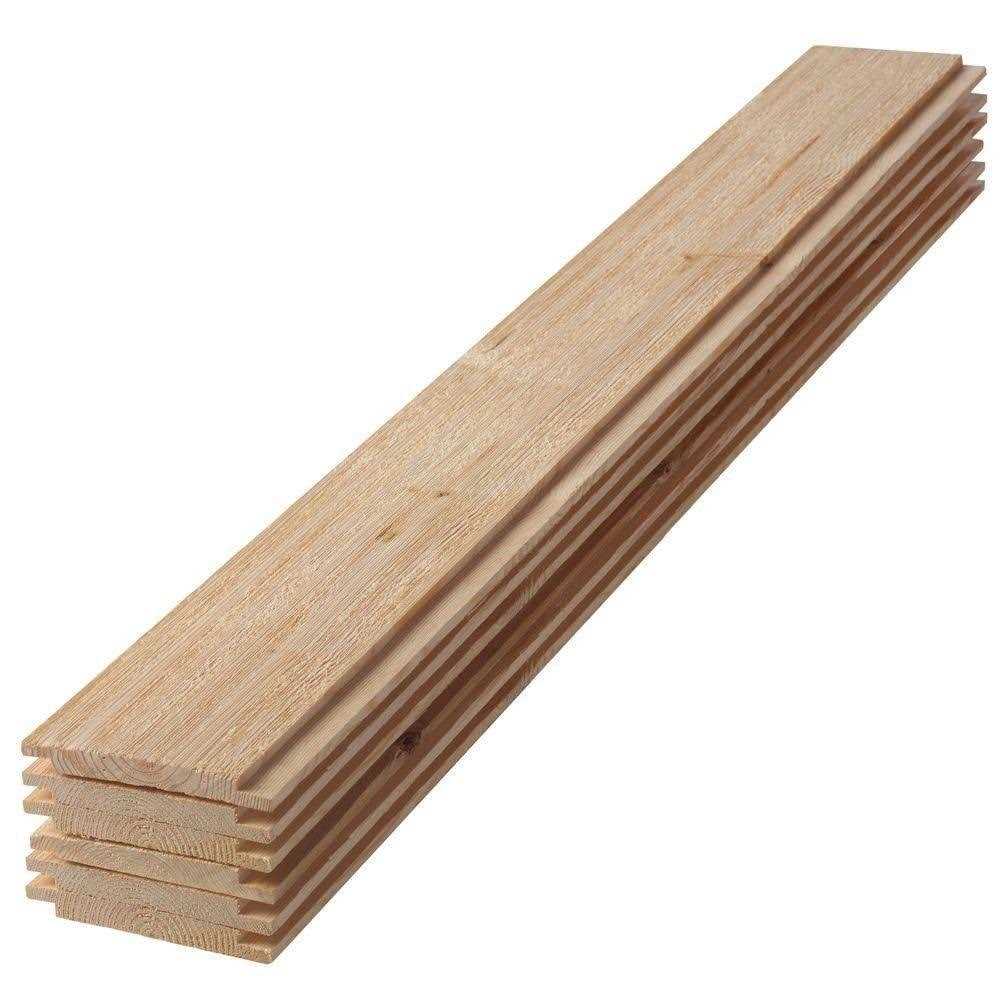 UFP-Edge Rustic Shiplap Boards 6-Pack Natural 1 in. x 6 in. x 6 ft - Cheap Fitting