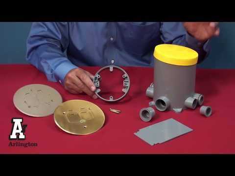 Arlington FLBC4502 Concrete Floor Box Can - Cheap Fitting