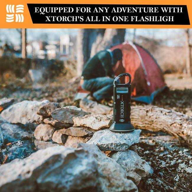 XTorch Led Rechargeable Flashlight Portable Solar Charger Camping Lantern Flashlight - Cheap Fitting