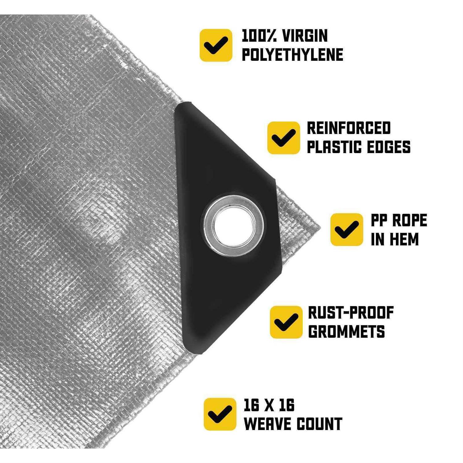 Core Tarps Extreme Heavy Duty 20 Mil Tarp - Cheap Fitting