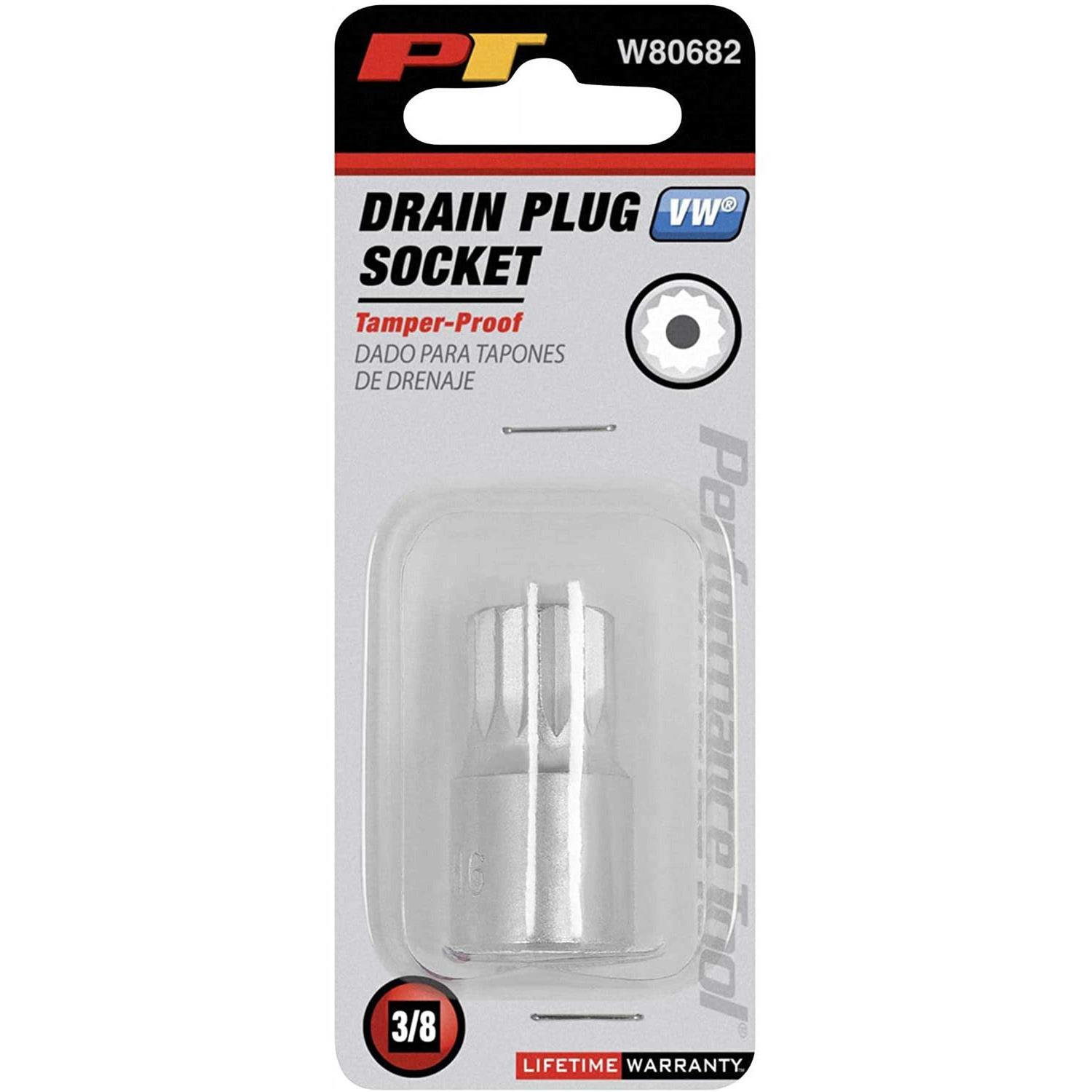 Performance Tool W80682 Tamper Proof Drain Plug Socket - Cheap Fitting