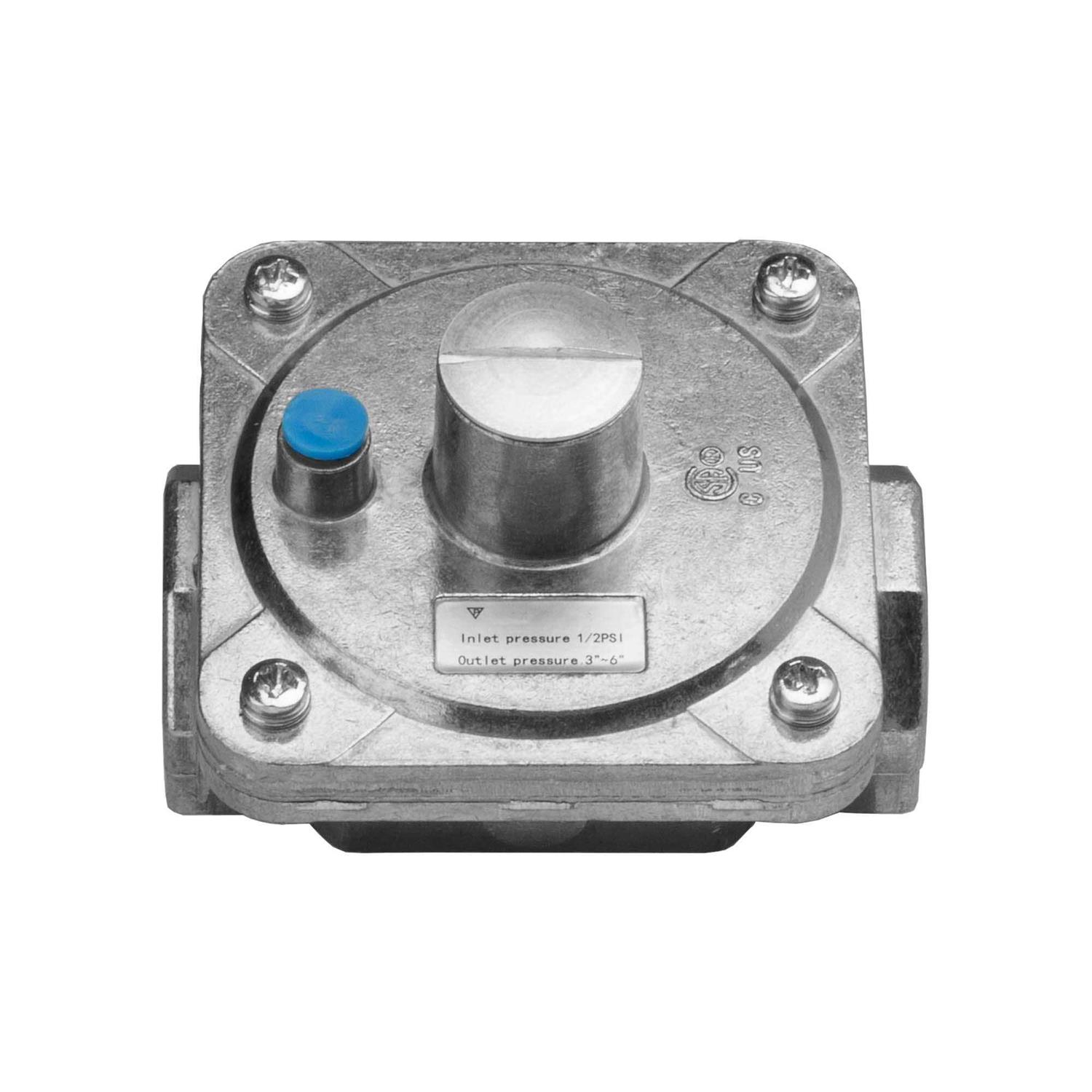 Natural Gas Adjustable Regulator for Gas Fire Pits Fireplaces Grills. 3 in. WC to 6 in. WC Output - Cheap Fitting
