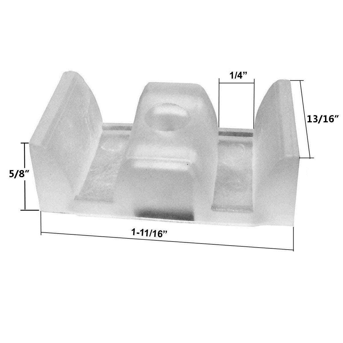 Sliding Shower Door Opaque Bumpers - Cheap Fitting