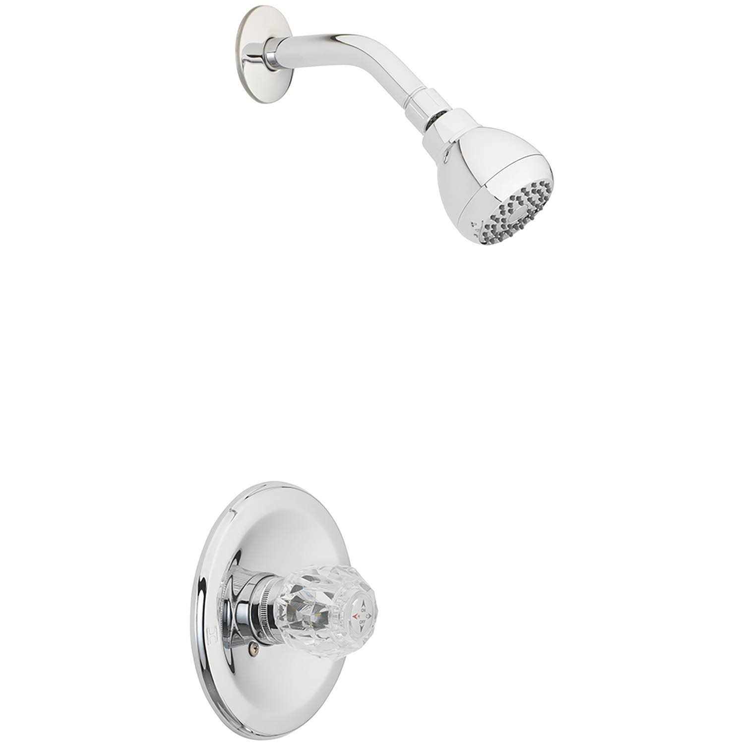 Oakbrook 1-Handle Chrome Shower Faucet - Cheap Fitting