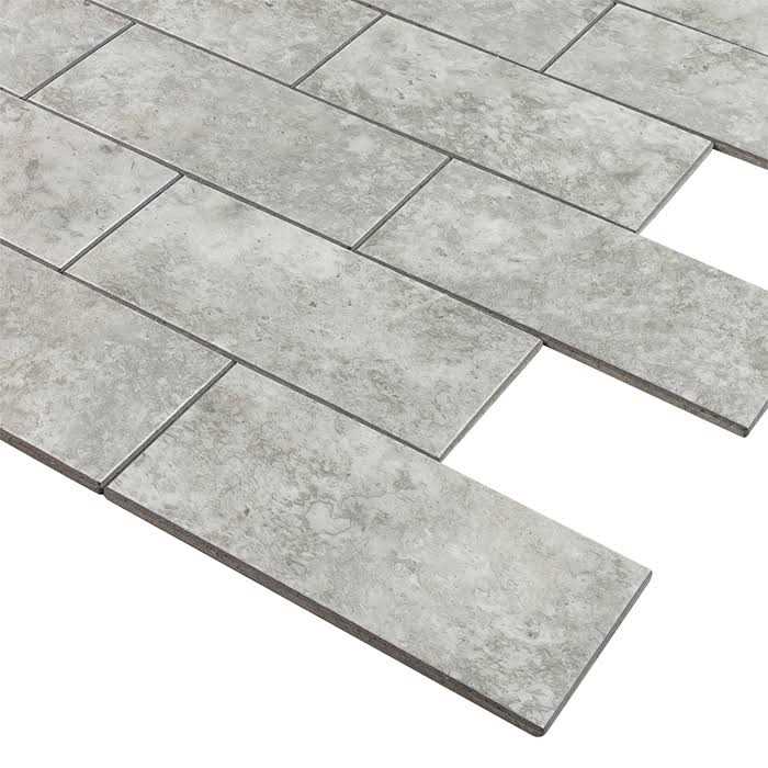 Peel&Stick Mosaics Desert Valley Beige 12-in x 13-in Matte PVC Brick Subway Peel and Stick Wall Tile LWPS191022 - Cheap Fitting