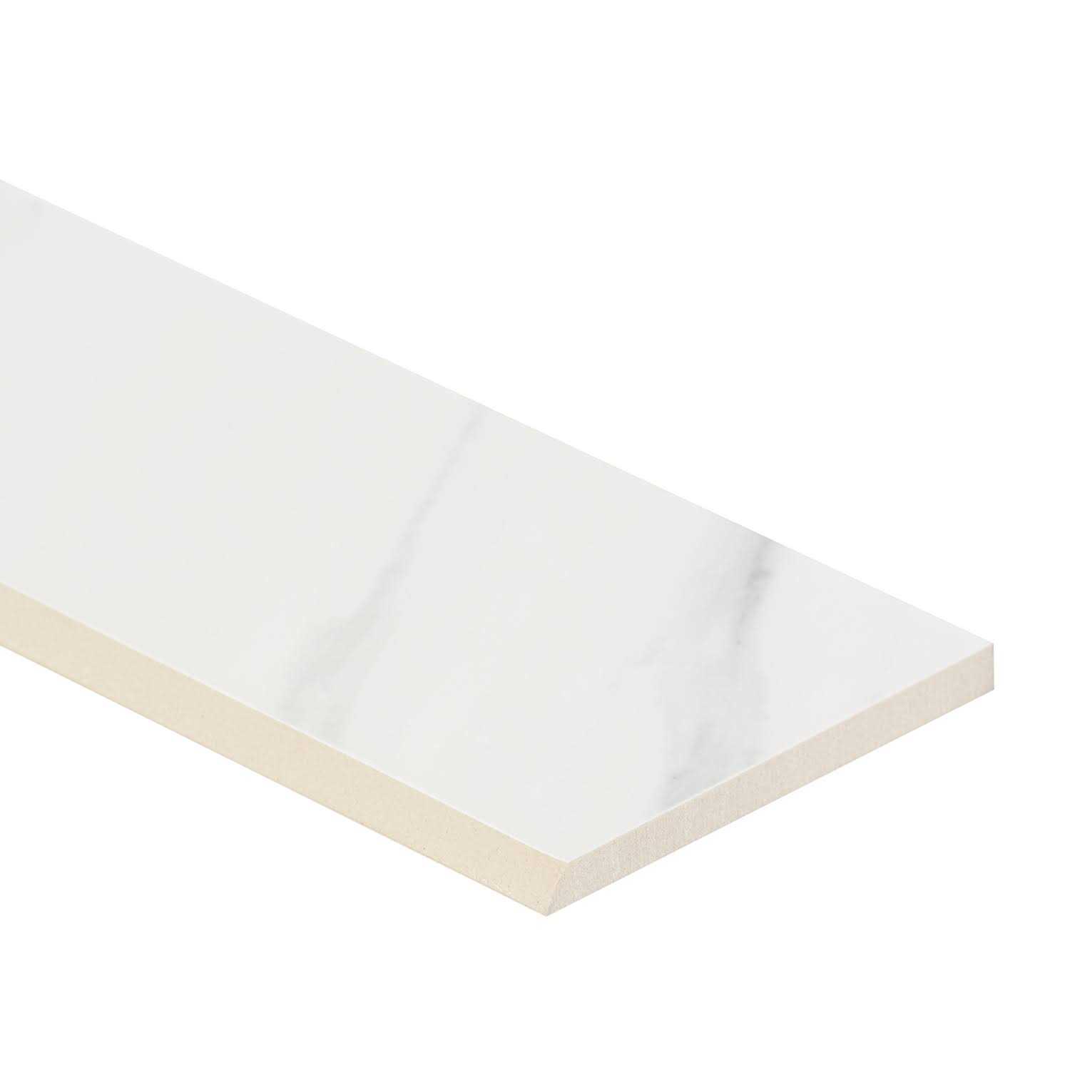 Bond Tile Calacatta Cobalt 3 in. x 24 in. Matte Porcelain - Cheap Fitting
