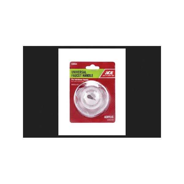 Ace Acrylic Diverter Universal Faucet Handle - Cheap Fitting