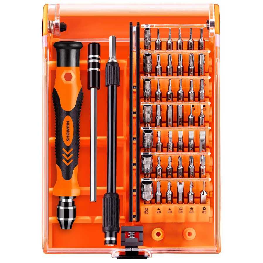 45 in 1 Mini Screwdriver Set, VCOO Torx Bit Tools Set, Small Precision Screwdriver Kit with Tweezers & Extension Shaft for Repair or Maintenance - Cheap Fitting
