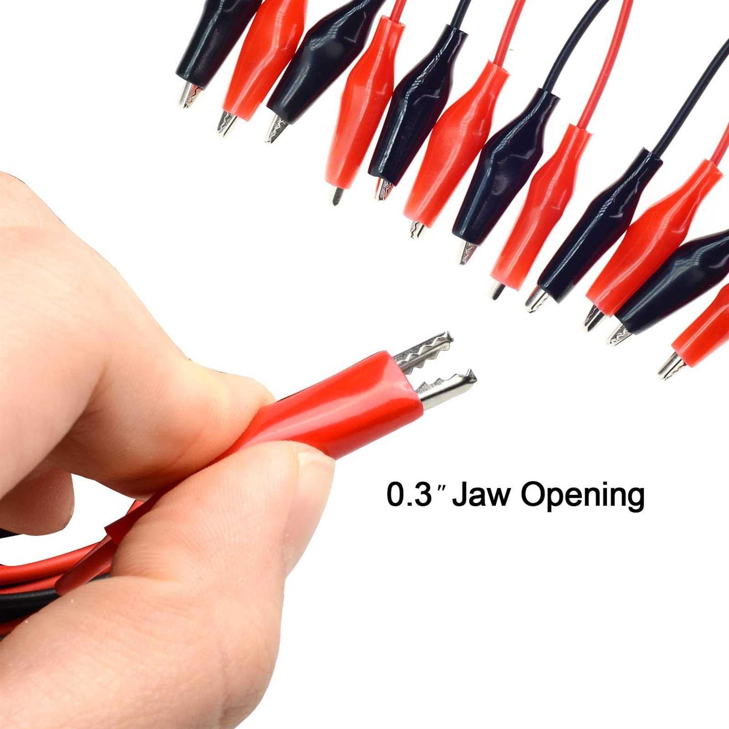 3pack Alligator Clips with Wires Test Cable - Cheap Fitting