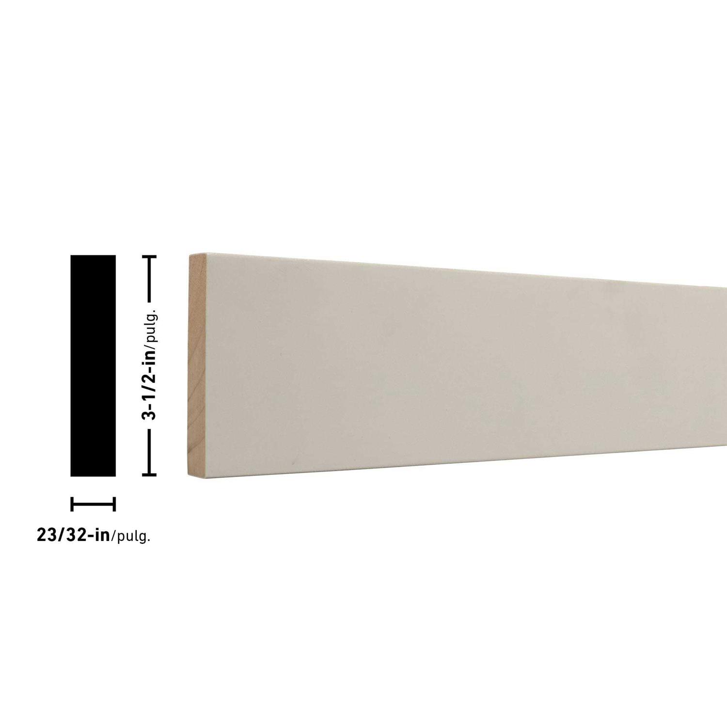 ReliaBilt 1-in x 4-in x 8-ft Primed MDF Board MDFP1X4OU08 - Cheap Fitting