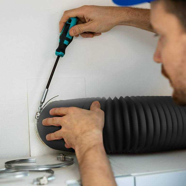 Ipower Flexible 8 Inch 25 Feet Aluminum Ducting 4 Layer Protection Dryer Vent Hose for Hvac Heating Cooling Ventilation and Exhaust - Cheap Fitting