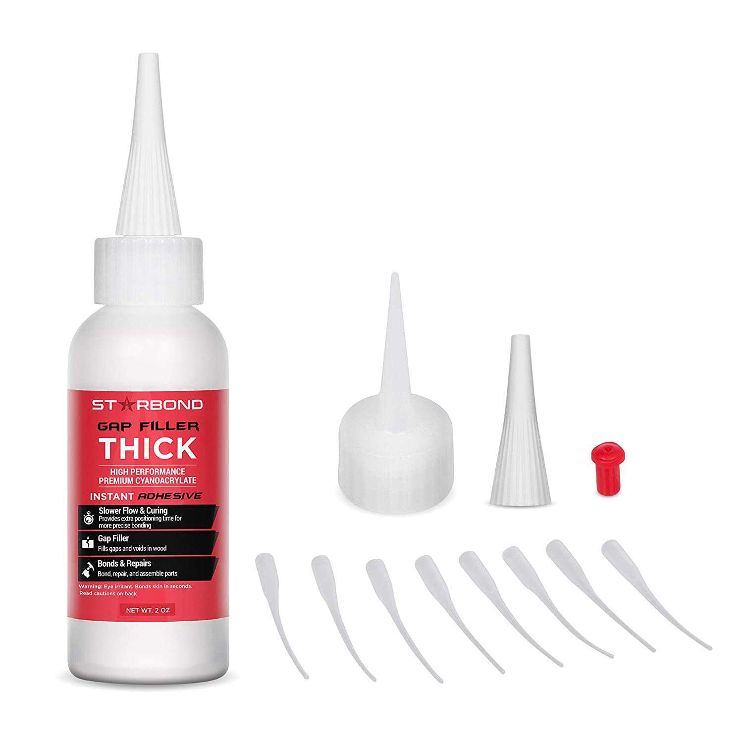 Starbond 2 oz. Thin Medium Thick CA Glue with 6 oz. Activator Bundle for Quick Glue-ups. Woodworking - Cheap Fitting