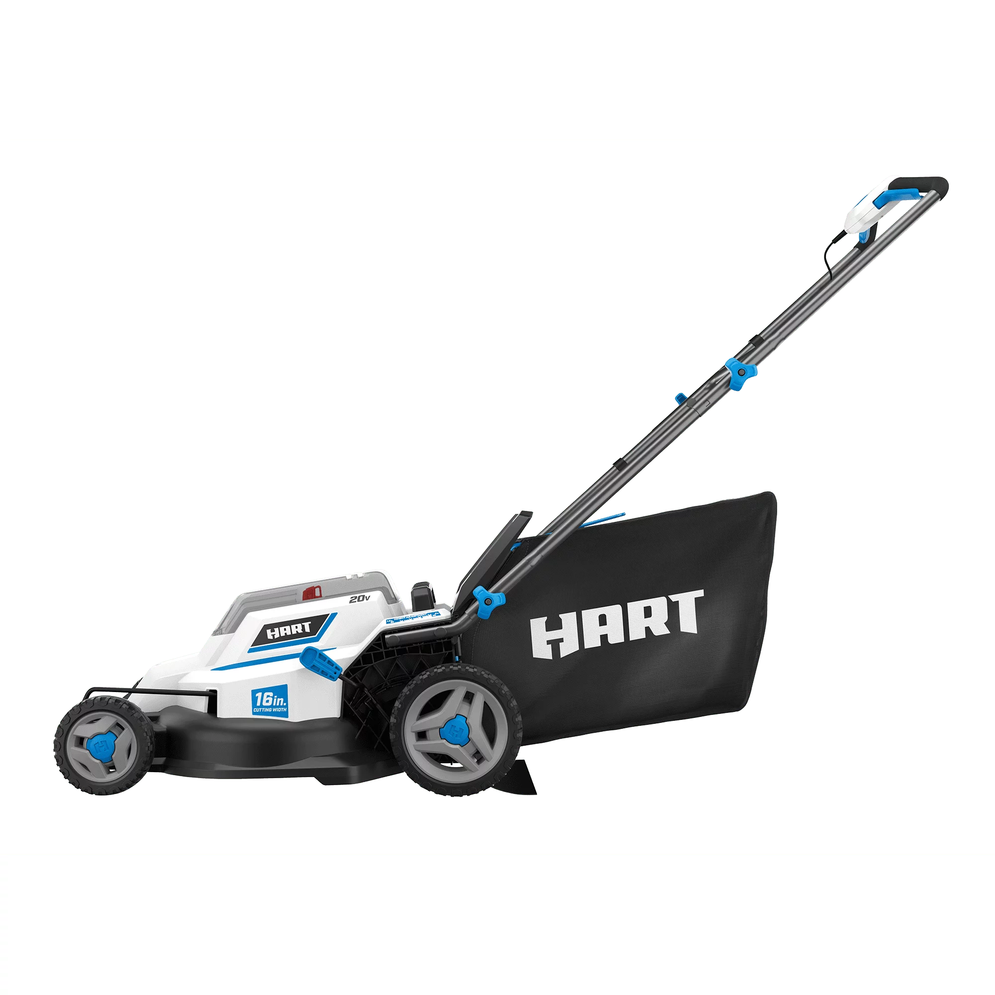 Restored HART 20-Volt 16-Inch Push Lawn Mower | Rear Bagger | Mower Only - Battery & Charger Not Included (Refurbished) - Cheap Fitting