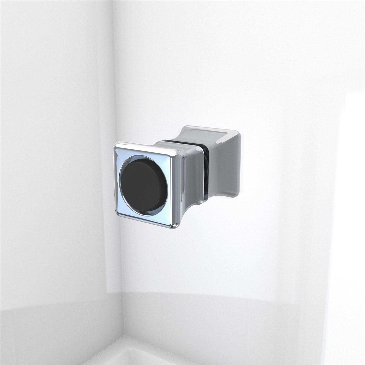 DreamLine Aqua-Q Fold 36 in. W x 58 in. H Frameless Bi-Fold Tub Door SD-363658Q-04 - Cheap Fitting