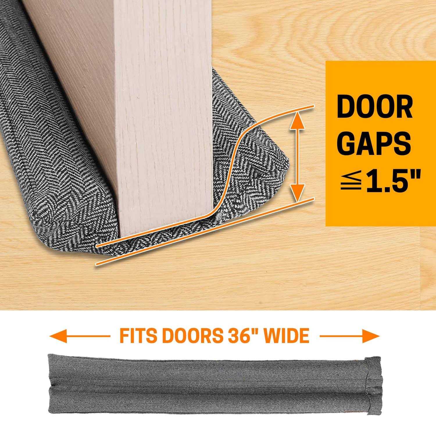 VISEMAN 36 Inch Under Door Stopper-Door Noise Blocker - Cheap Fitting