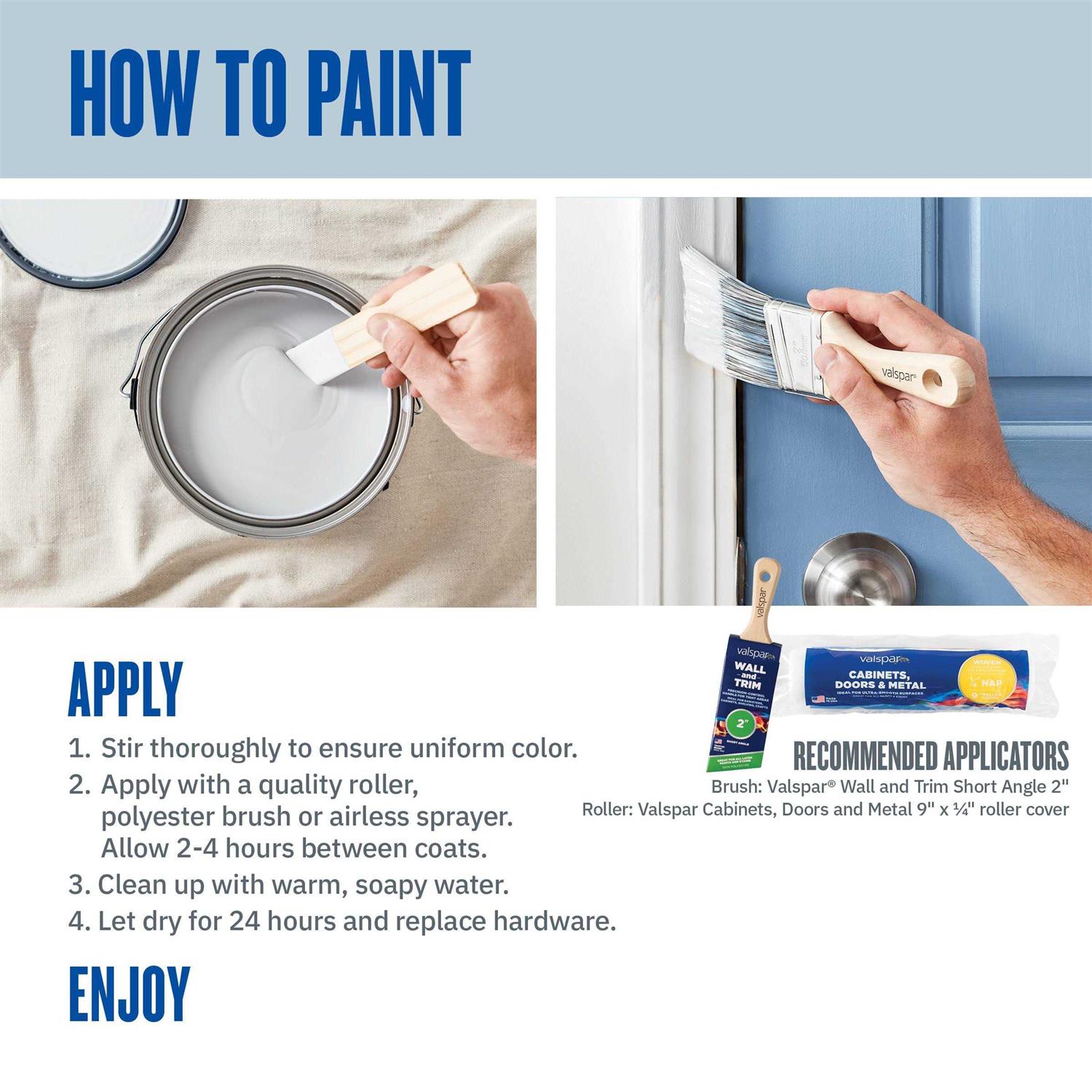 Valspar High-gloss Ultra White Acrylic Interior/Exterior Door and Trim Paint - Cheap Fitting
