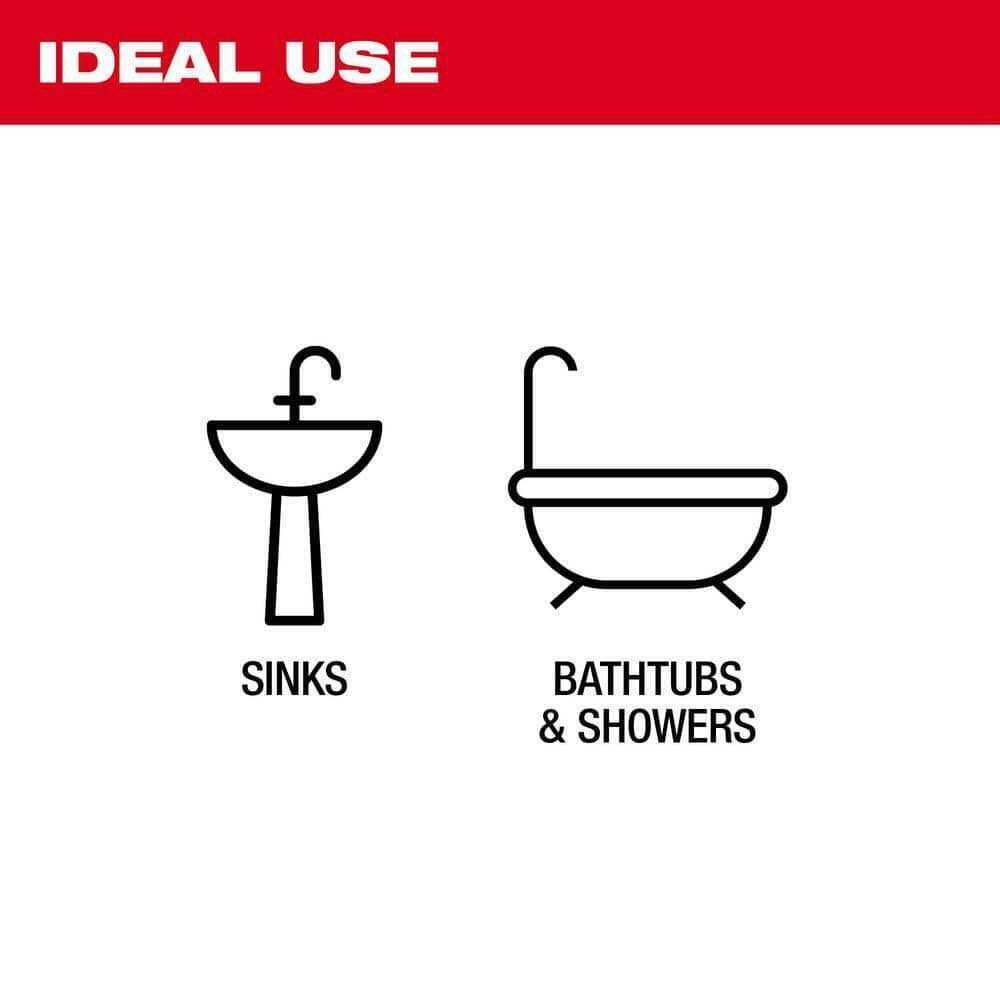 Milwaukee Trap Snake 25 ft. Drum Auger with 25 ft. Blub Head Cable - Cheap Fitting