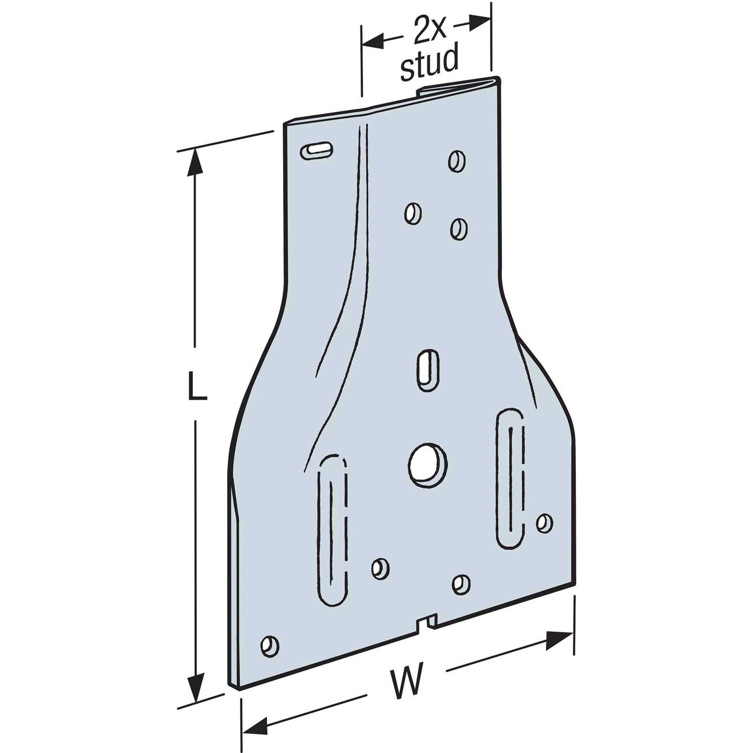 Simpson Strong Tie Stud Plate SP1 - Cheap Fitting