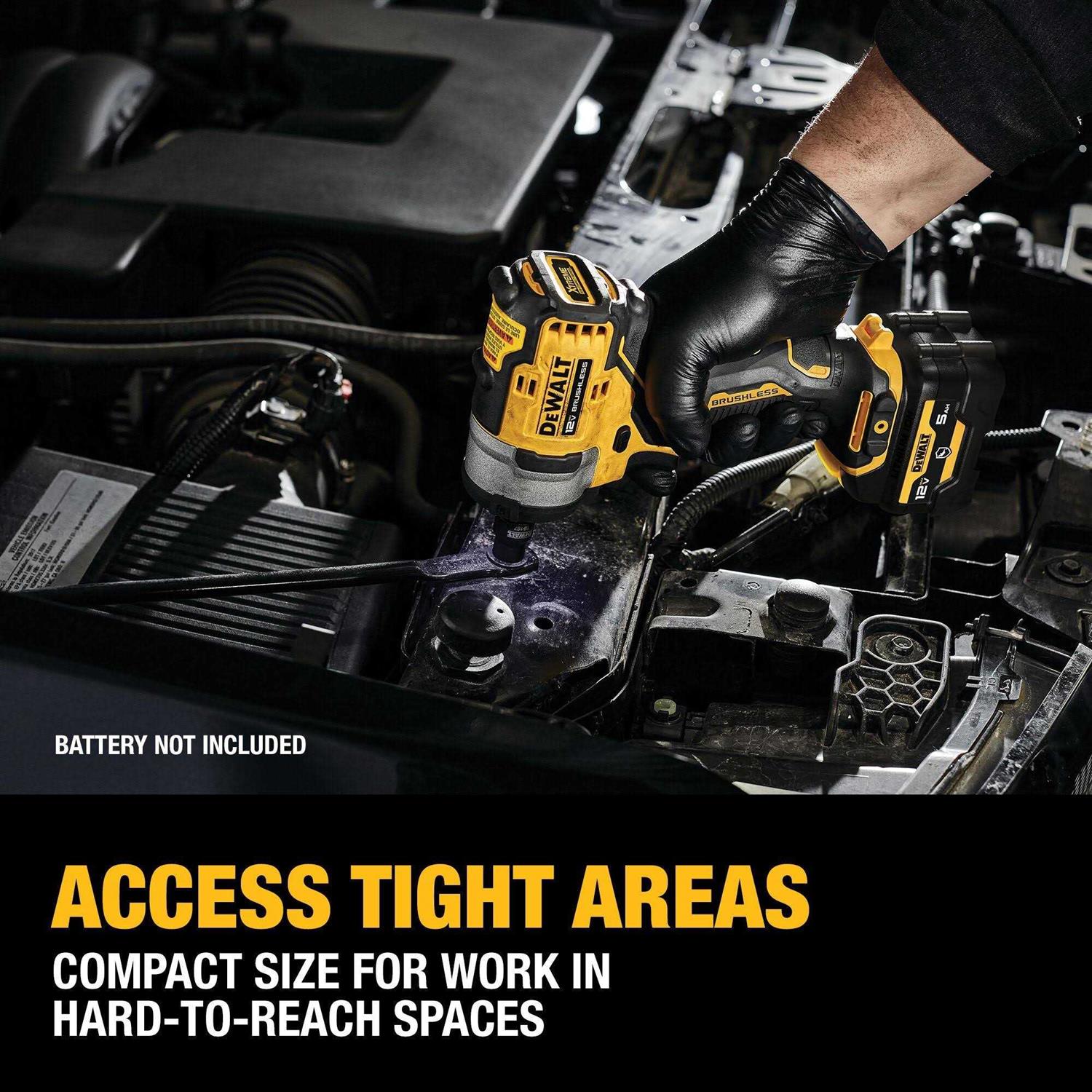 DEWALT XTREME 12V Max Brushless 3/8 Cordless Impact Wrench DCF903B - Cheap Fitting