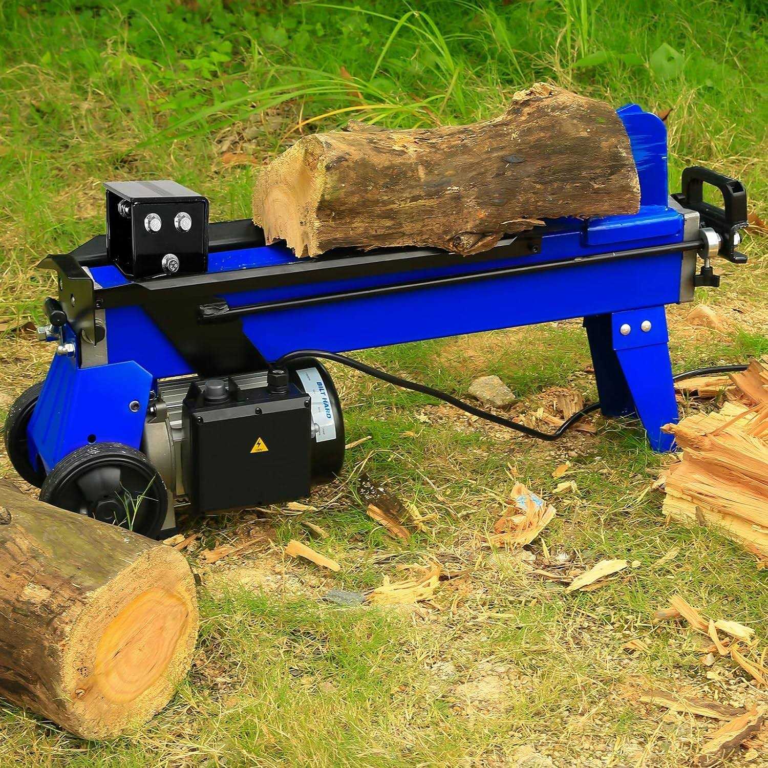 Bilt Hard Log Splitter 6.5 Ton Wood Splitter Electric Powered 15Amp - Cheap Fitting