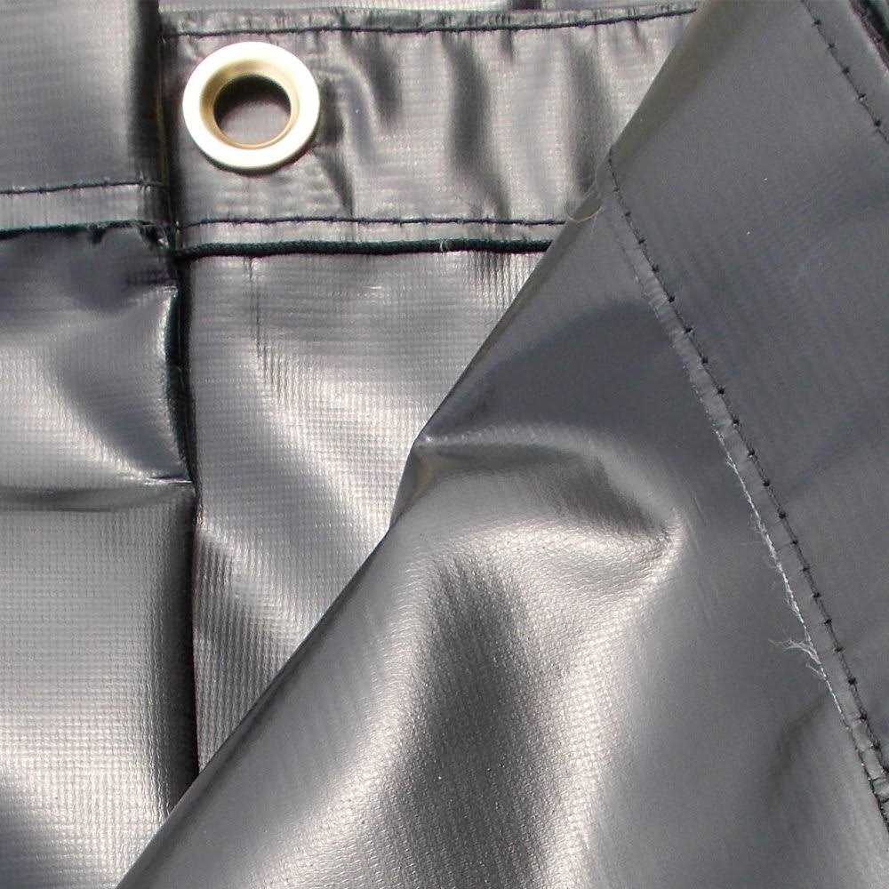 Xtarps 12 -Waterproof Heavy Duty Vinyl Tarp 18 OZ Gauge - Cheap Fitting